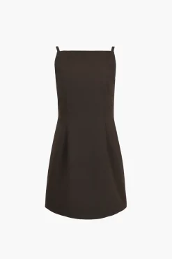 Dresses^Sandy Liang Aberdeen Dress In Brown