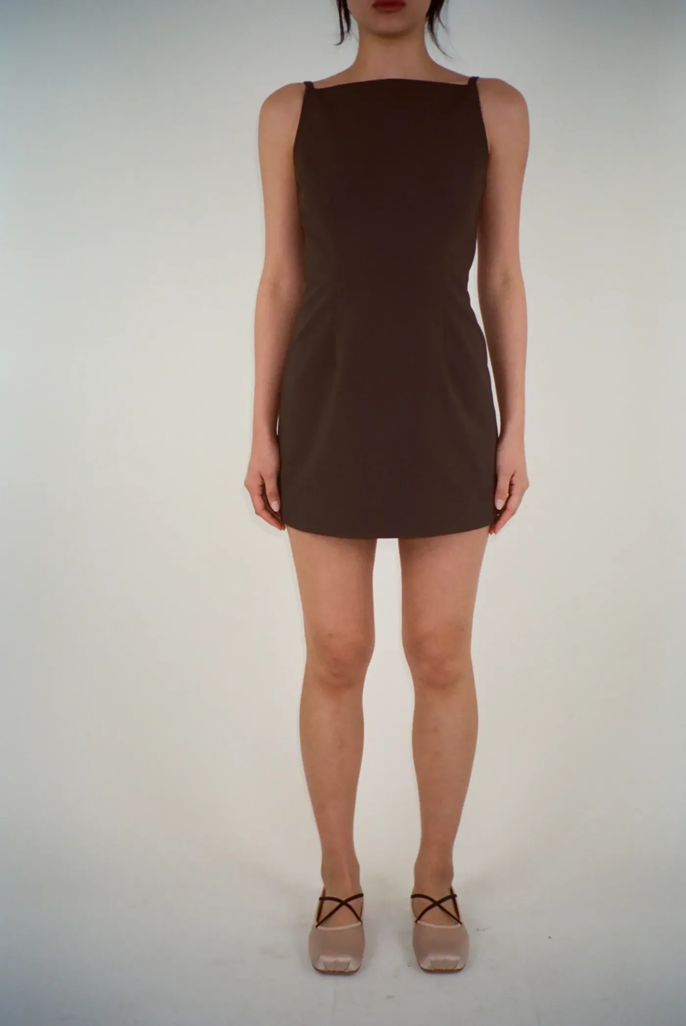 Dresses^Sandy Liang Aberdeen Dress In Brown
