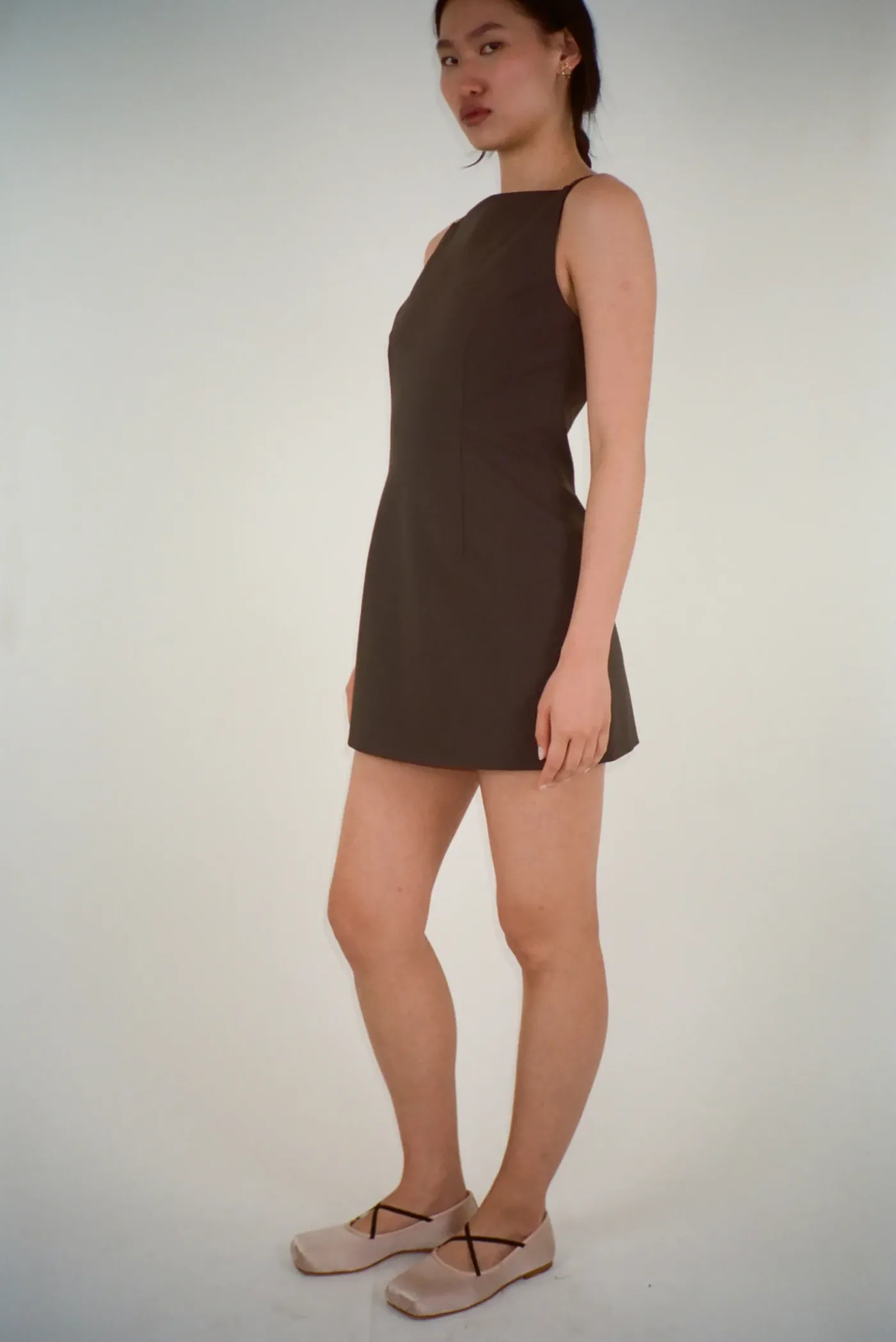 Dresses^Sandy Liang Aberdeen Dress In Brown