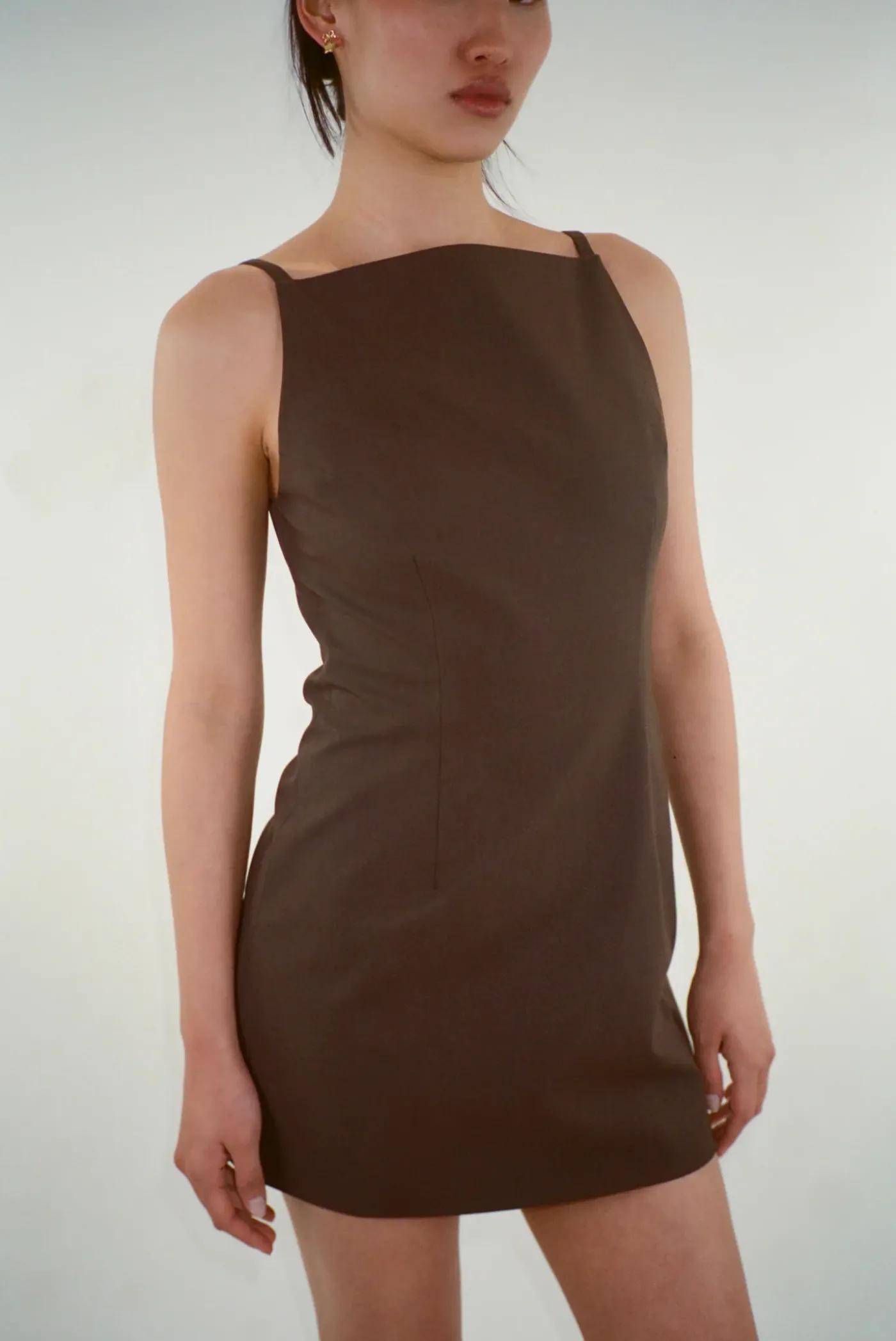 Dresses^Sandy Liang Aberdeen Dress In Brown