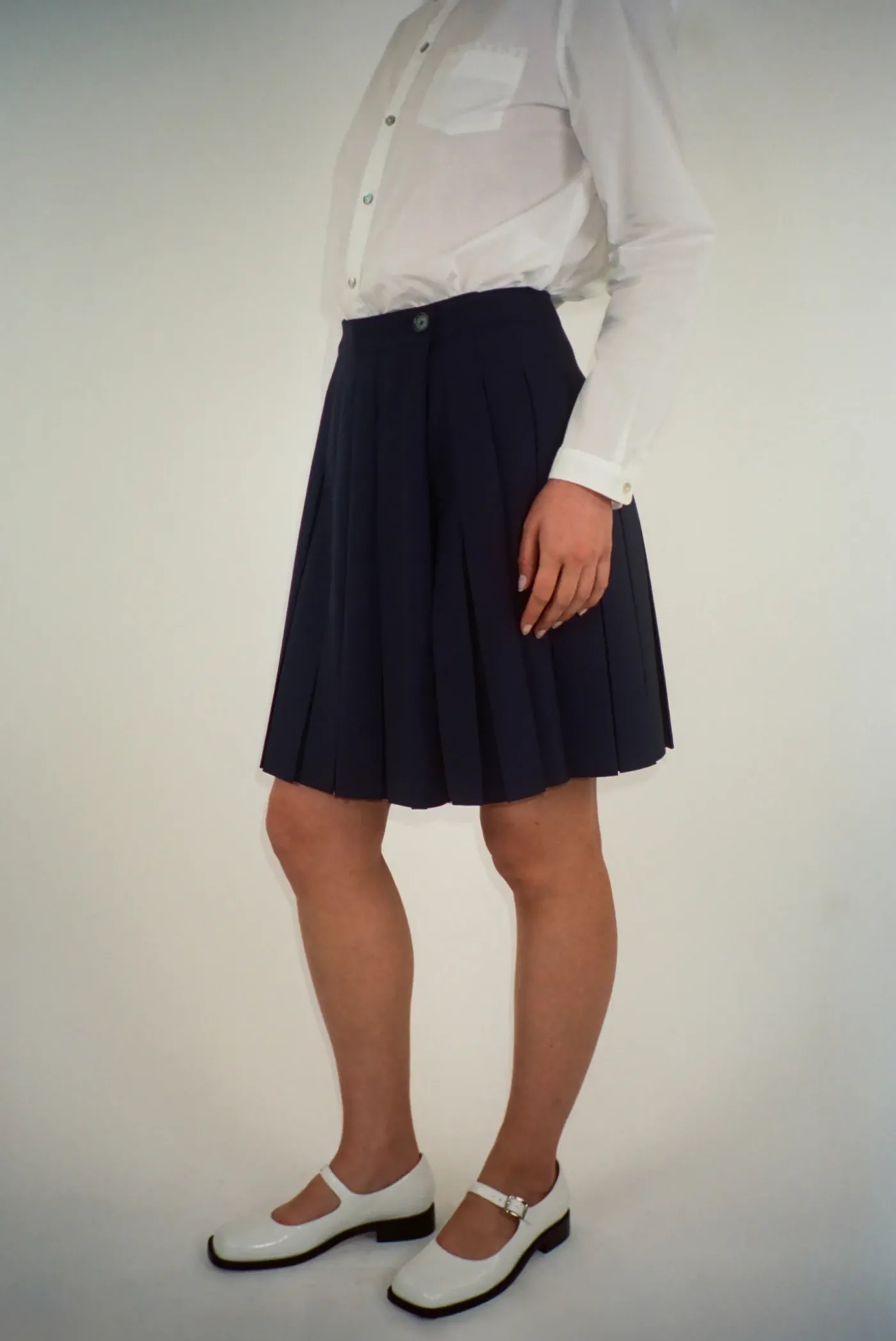 Skirts^Sandy Liang Astra Skort In Dark Navy