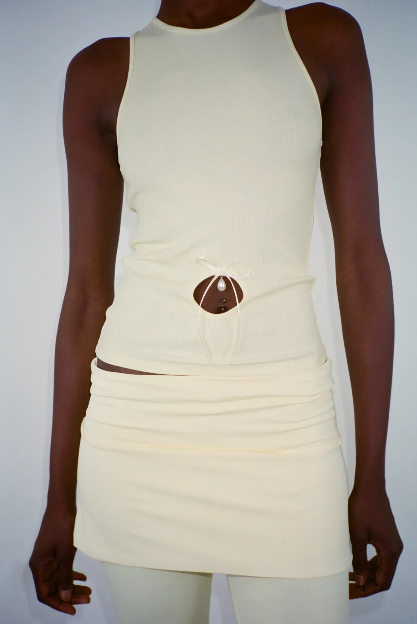Tops^Sandy Liang Bellisimo Tank In Butter