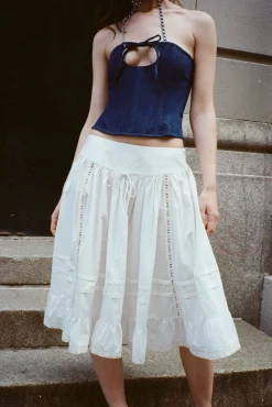 Skirts^Sandy Liang Calico Skirt