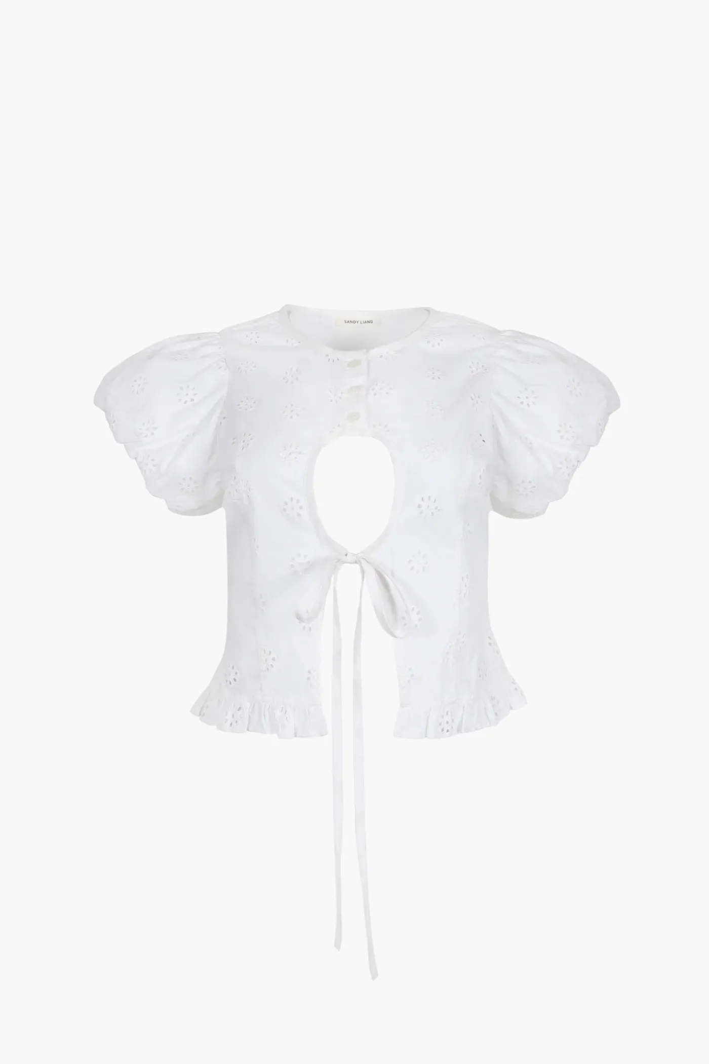 Tops^Sandy Liang Cameo Top In White