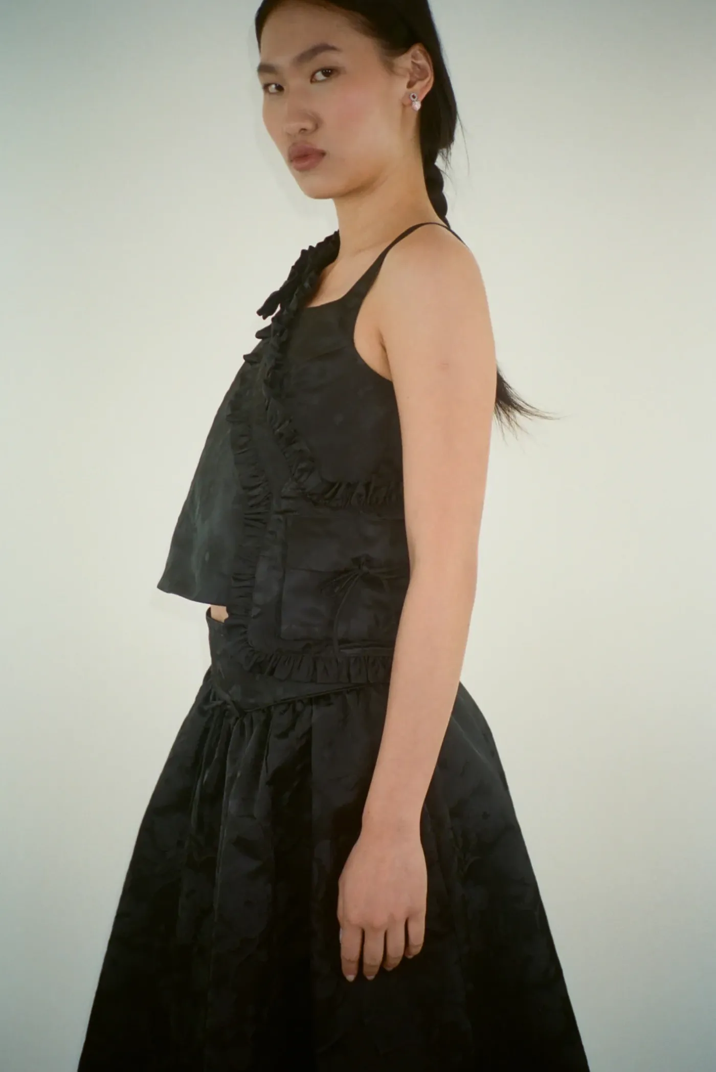 Tops^Sandy Liang Carry Top In Black