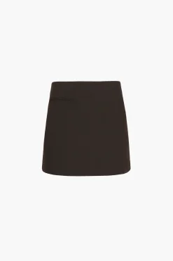 Skirts^Sandy Liang Catbus Skirt In Brown