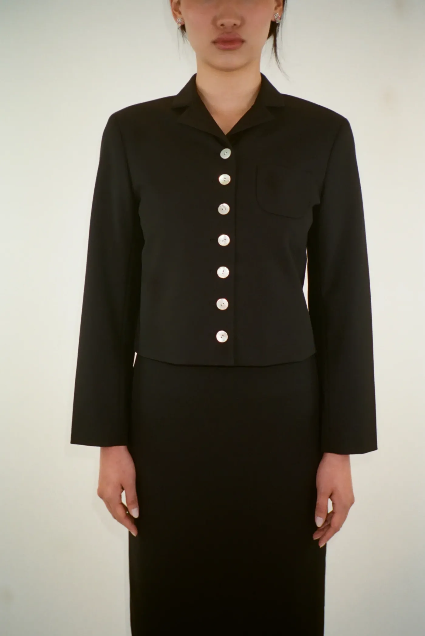 Outerwear^Sandy Liang Charm Jacket In Black