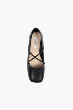 Shoes^Sandy Liang Criss Cross Pointe In Black Nappa