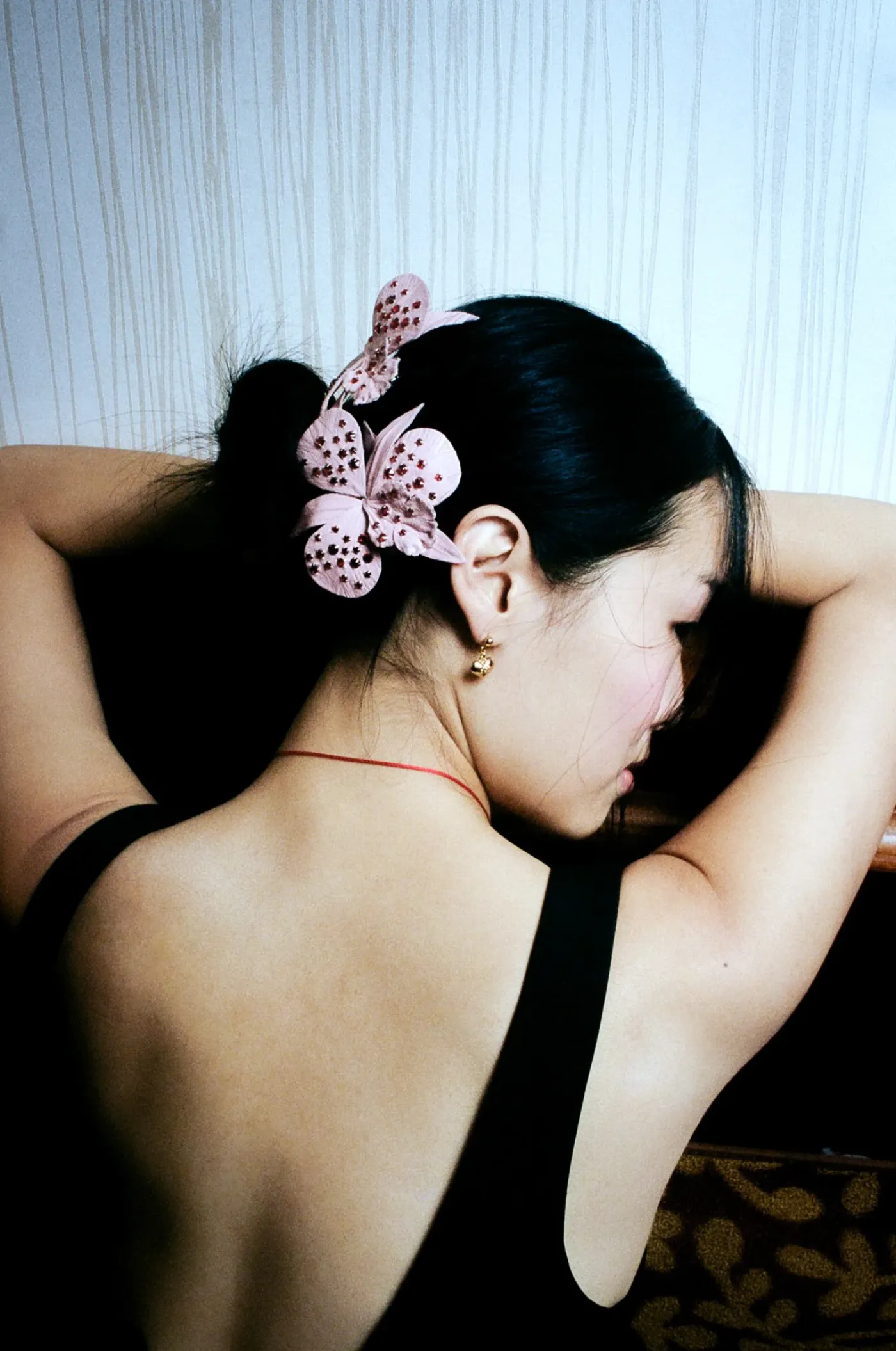 Hair^Sandy Liang Dendrobium Clip In Pink