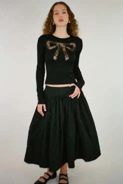 Tops^Sandy Liang Doting Top In Black