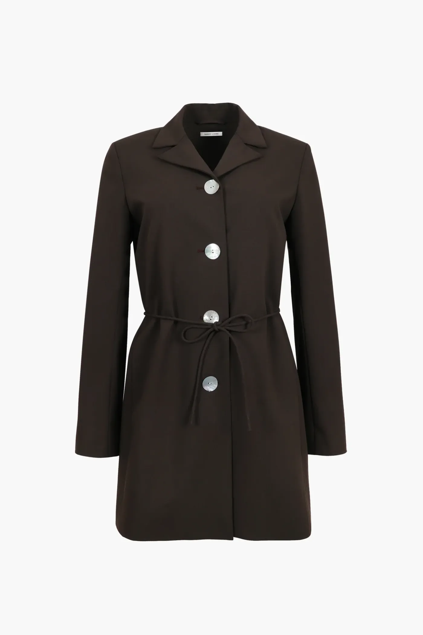 Outerwear^Sandy Liang Greene Coat In Brown