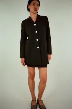 Outerwear^Sandy Liang Greene Coat In Brown