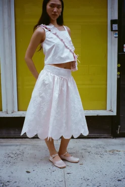 Skirts^Sandy Liang Greta Skirt In Ballet