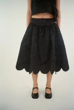 Skirts^Sandy Liang Greta Skirt In Black