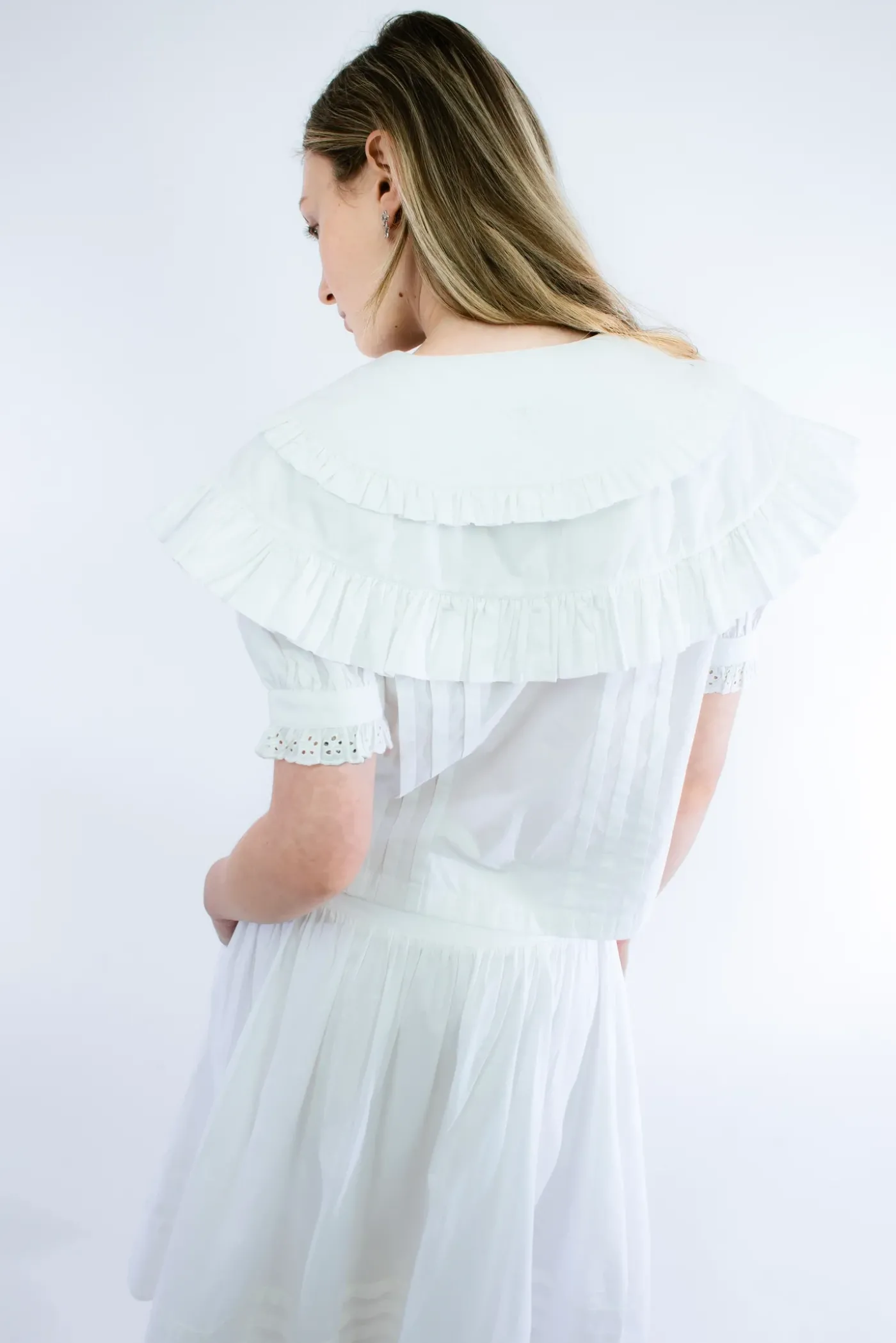 Tops^Sandy Liang Guagua Top In White