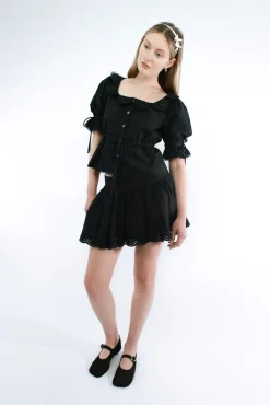 Skirts^Sandy Liang Ira Skirt In Black