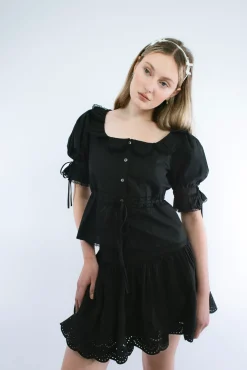 Skirts^Sandy Liang Ira Skirt In Black