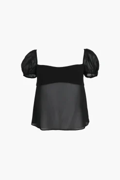 Tops^Sandy Liang Katina Top In Black