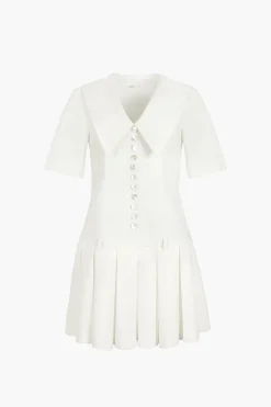 Dresses^Sandy Liang Kerry Dress In Bone