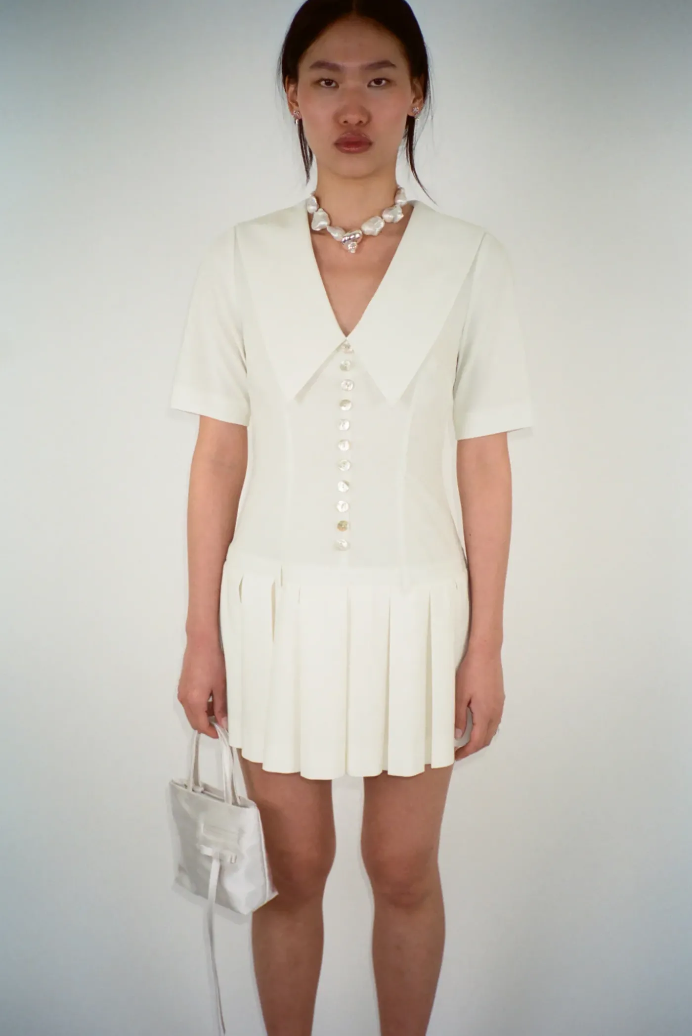 Dresses^Sandy Liang Kerry Dress In Bone