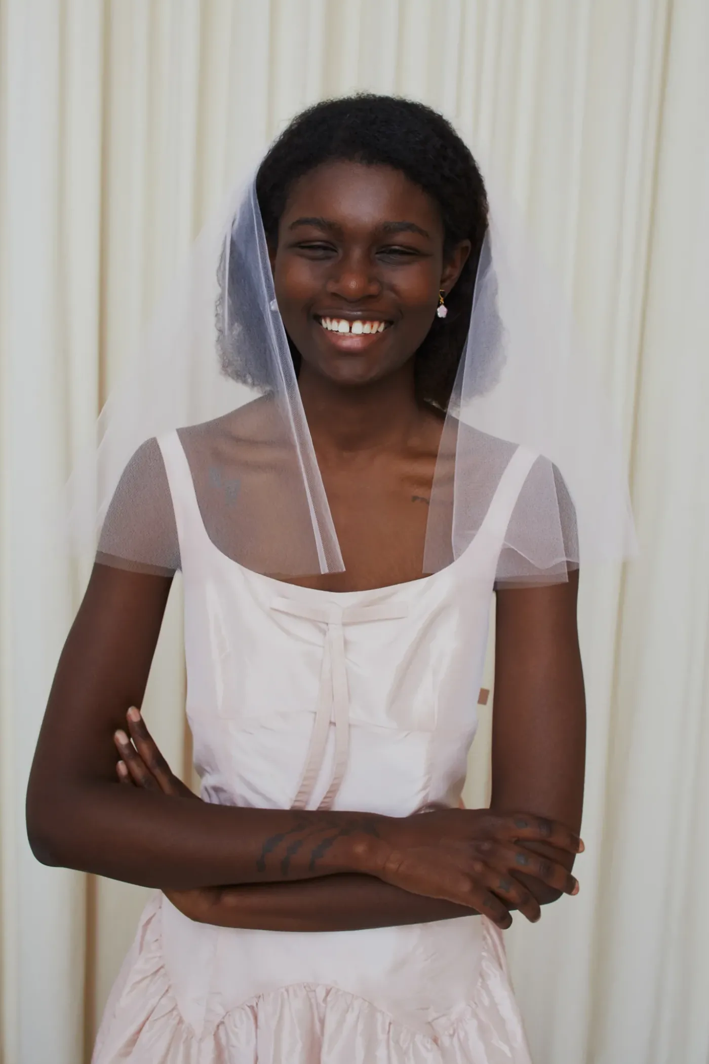 Bridal^Sandy Liang Kourtney Veil In White