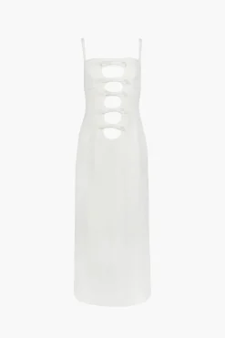 Dresses^Sandy Liang Leonie Dress In Bone