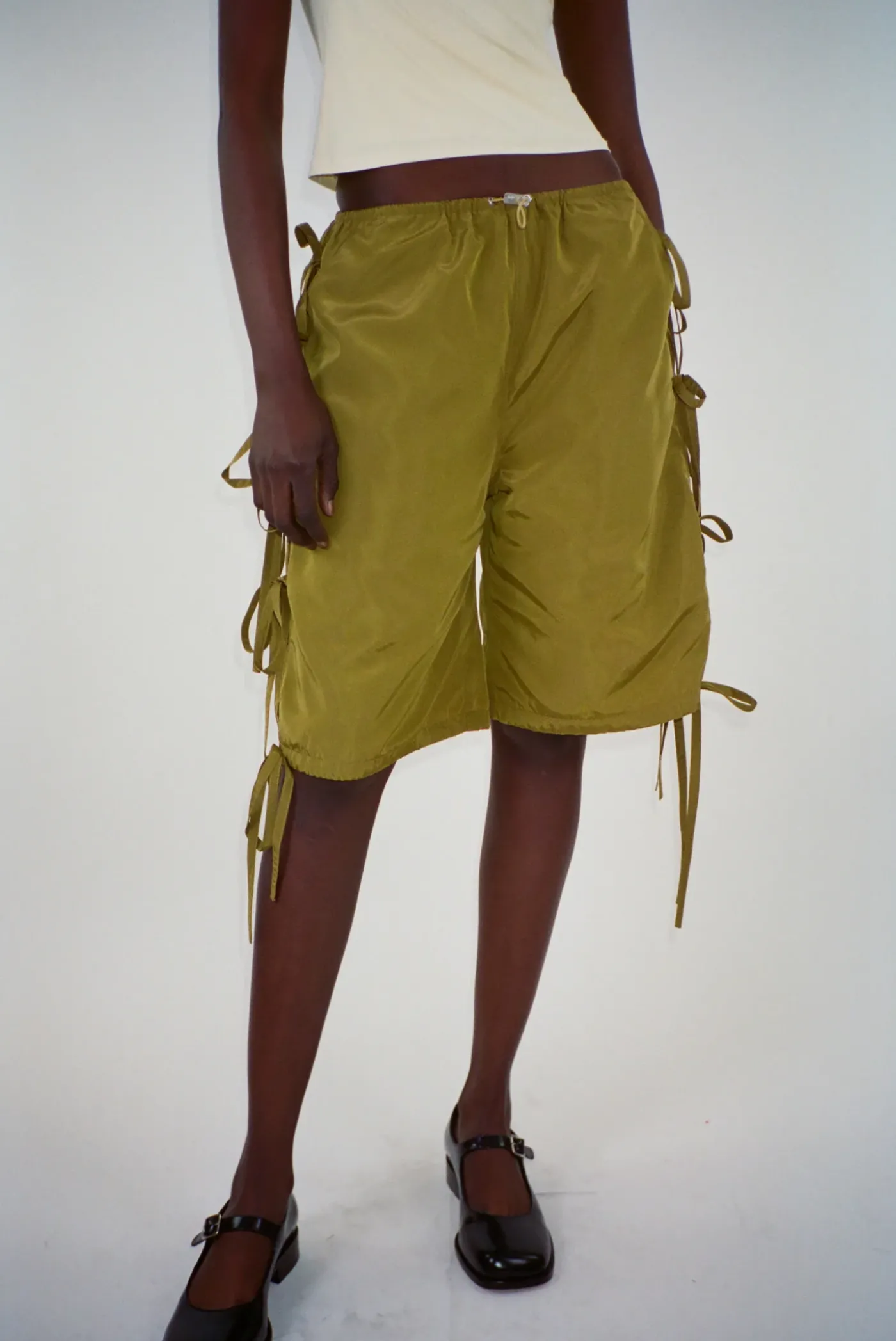 Pants^Sandy Liang Mason Short In Pickle