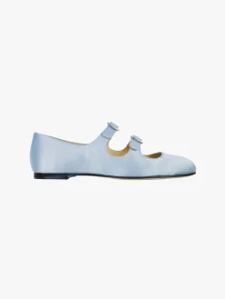 Shoes^Sandy Liang Mj Double Strap In Ice Blue Satin