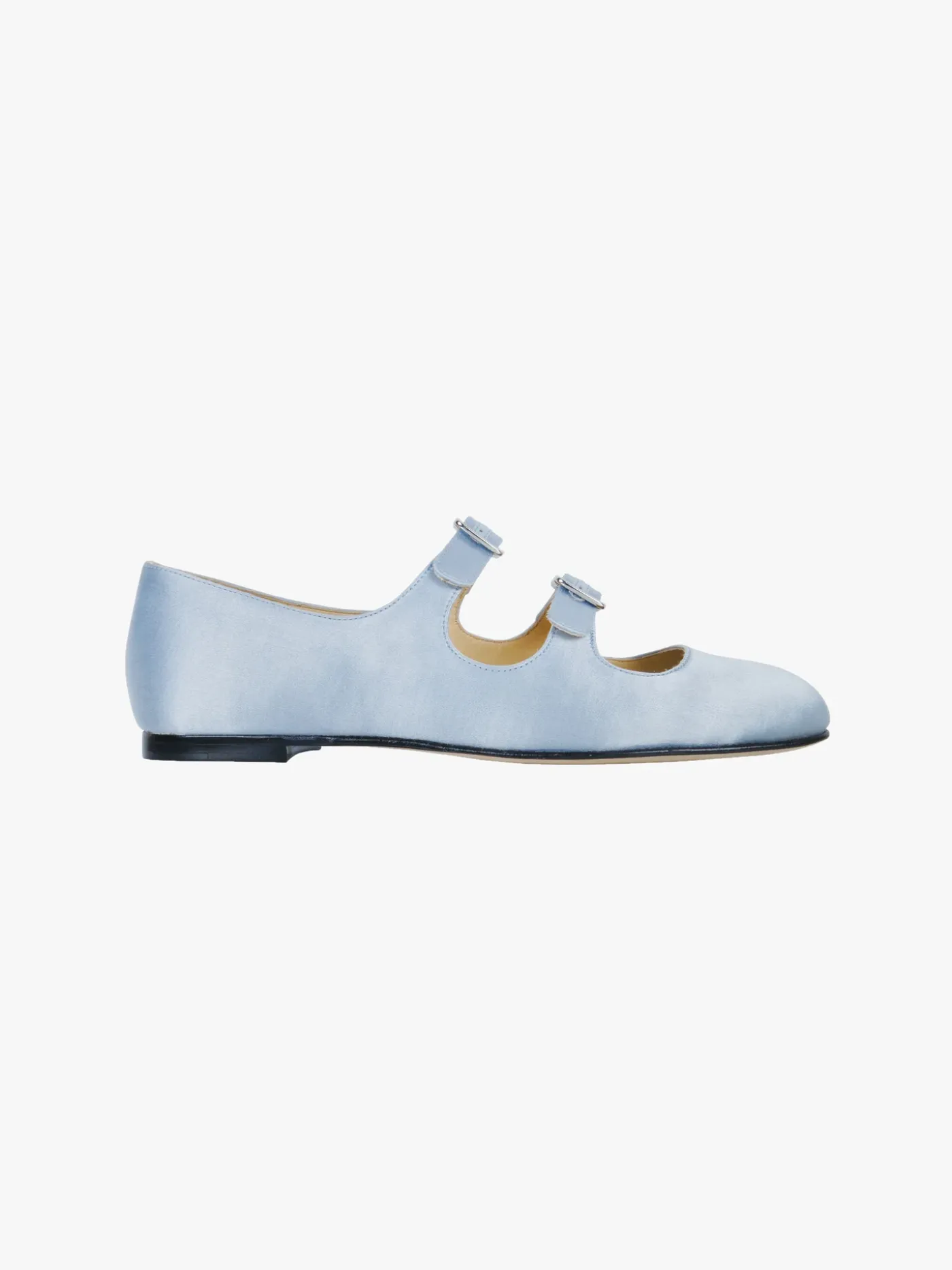 Shoes^Sandy Liang Mj Double Strap In Ice Blue Satin