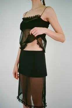 Tops^Sandy Liang Mochi Top In Black