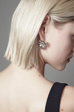 Jewelry^Sandy Liang Monyo Hoops In Silver