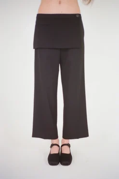 Uniform^Sandy Liang Mott Pant In Black
