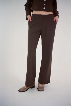 Pants^Sandy Liang Ride Pant In Brown