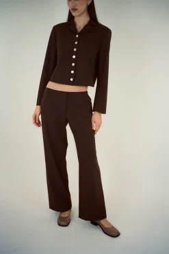 Pants^Sandy Liang Ride Pant In Brown