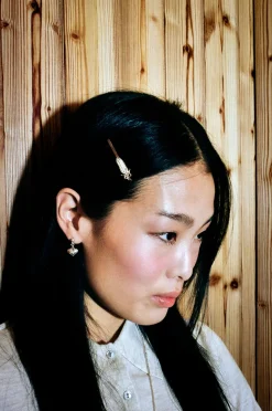 Bridal^Sandy Liang Safety Earrings In Sterling Silver