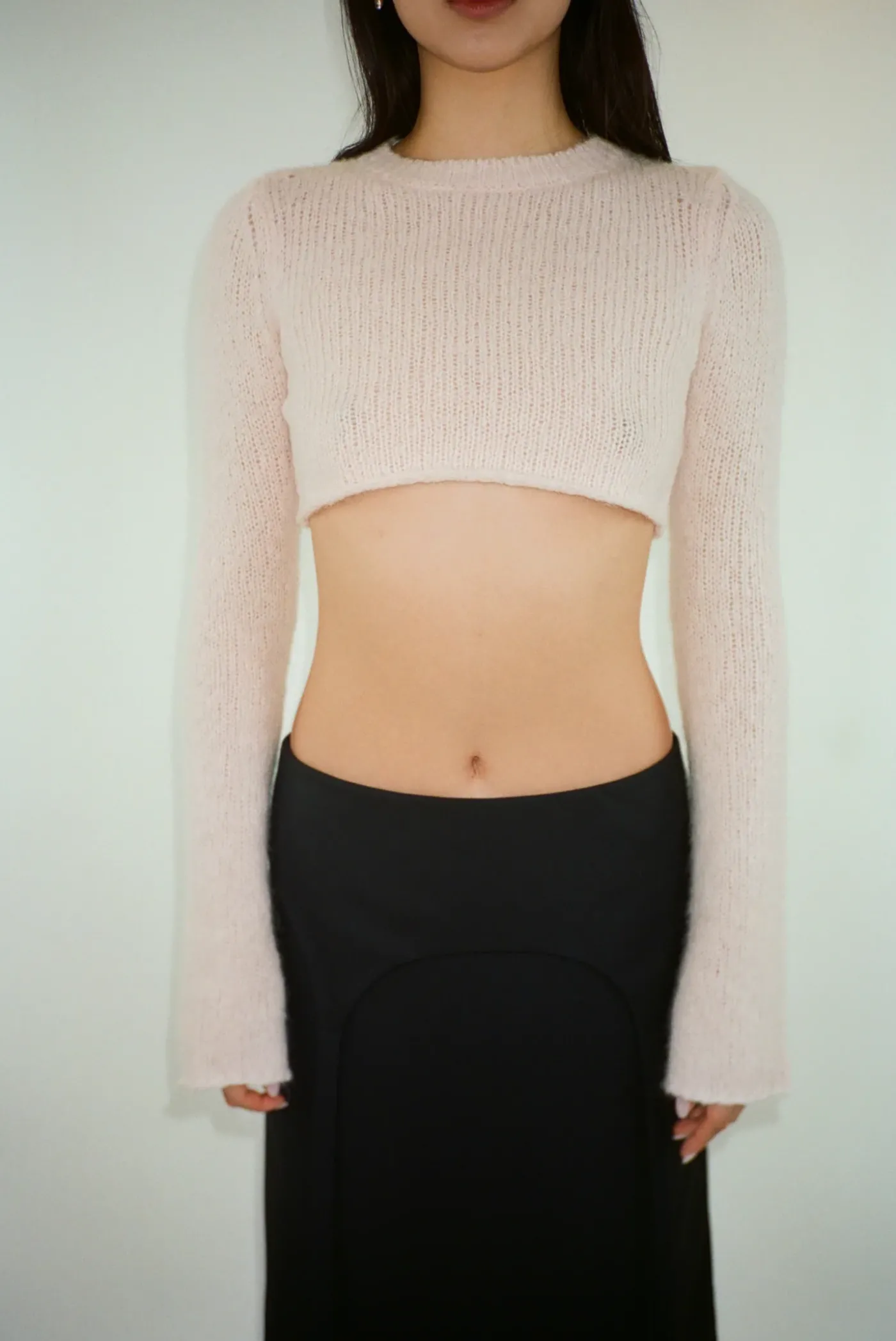 Knits^Sandy Liang Skylark Sweater In Blush