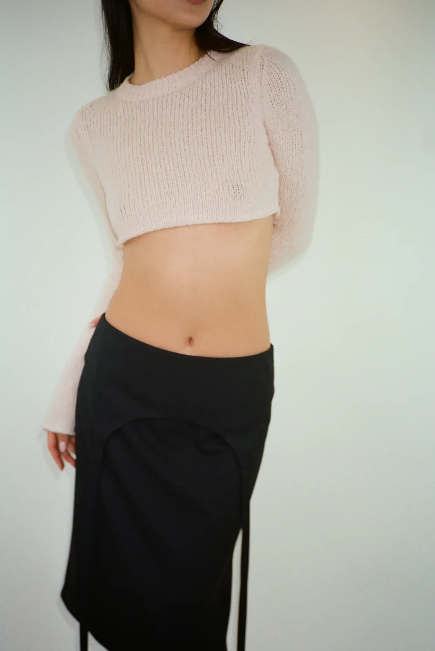 Knits^Sandy Liang Skylark Sweater In Blush