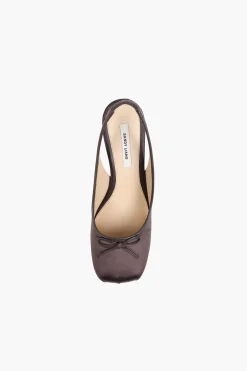 Shoes^Sandy Liang Slingback 75 In Brunette Satin