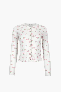 Tops^Sandy Liang Straw Cardigan