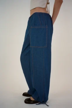Pants^Sandy Liang Tifosi Pant In Indigo