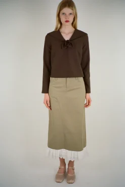 Tops^Sandy Liang Umi Top In Espresso