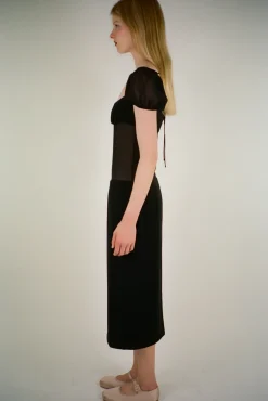 Dresses^Sandy Liang Venus Dress In Black